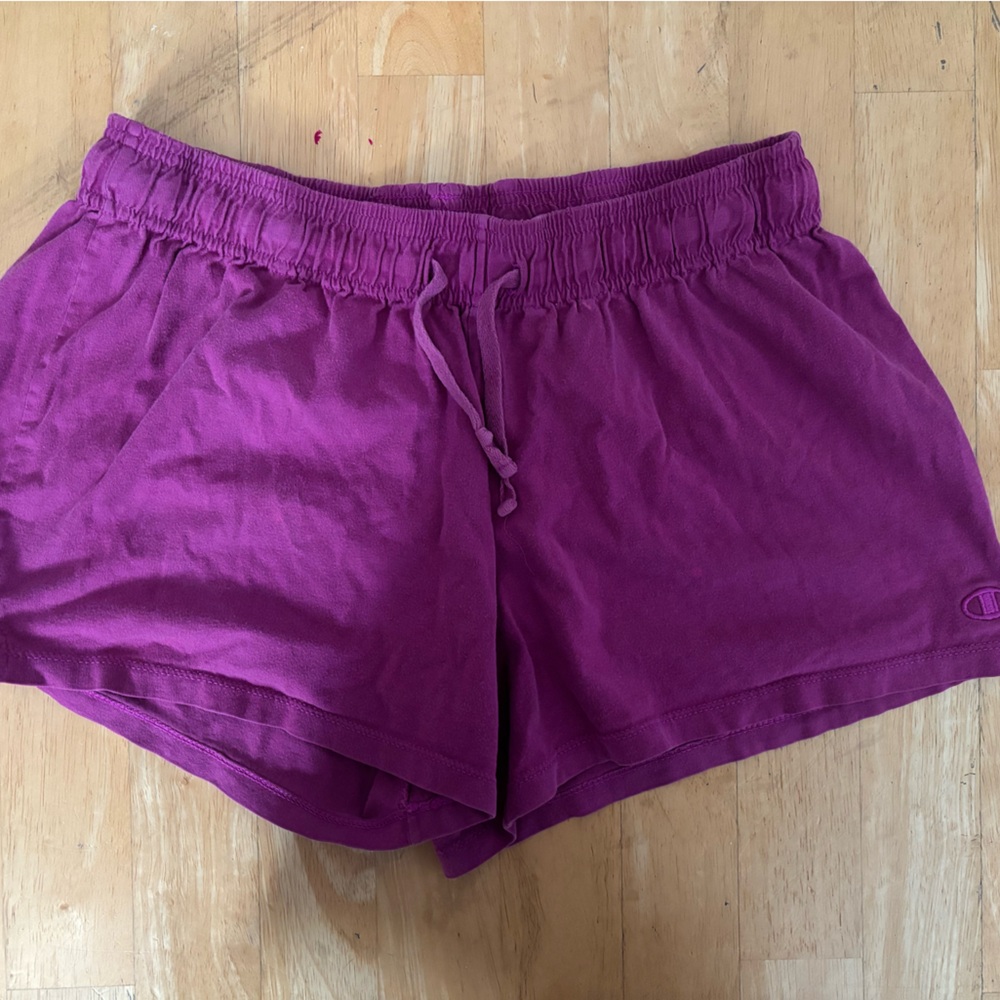 Vintage Champion Authentic Magenta Shorts